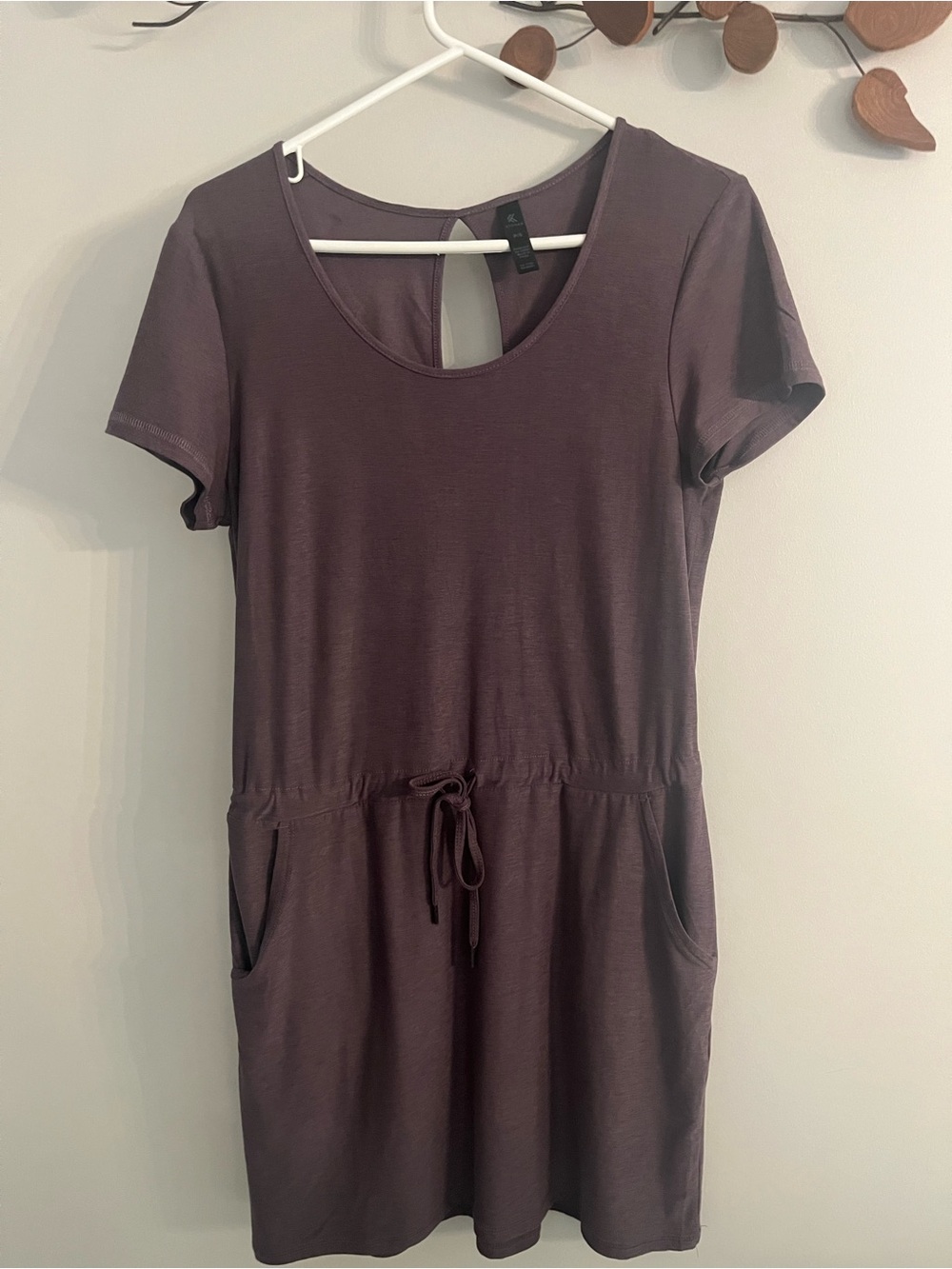 Kyodan Dusty Deep Purple Casual Dress.  Size Small